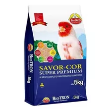 Savor-cor 5kg Farinhada Biotron Super Premium Para Canários