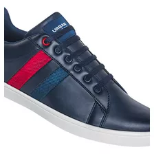 Tenis Casual Urban Shoes Choclo Vinil Marino Para Caballero