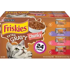 Purina Friskies Extra Gravy Chunky Alimento Para Gatos C/24 