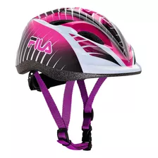 Capacete Infantil Fila Proteção Rosa Girl Helmet 47-51cm