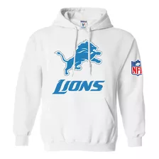 Sudadera Lions Detroit Leones Nfl Americano Gorro D8