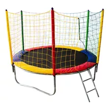 Pula Pula P/ Playground Infantil 2,44 Cor Preta Cor Da Lona De Salto Preto