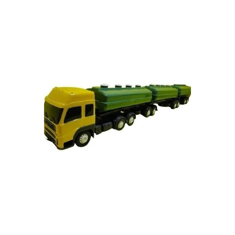 BITREM GRANELEIRA 9 EIXOS - LONGO (Comprimento: 108cm) - CAVALO SCANIA ou  VOLVO FHTODOS OS MODELOSBRUCAS MINIATURAS DE CARRETAS e BITRENS - COM  CONTROLE REMOTO TODOS OS MODELOS