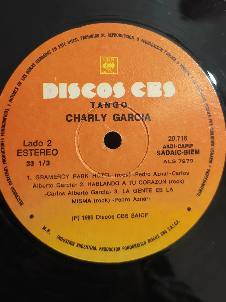 Tango - TANGO - vinilo 1986