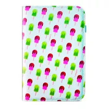 Estuche Eco Cuero Microcase 7-8 PuLG Helados Fact A-b