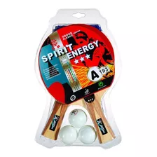 Set Ping Pong Giant Dragon 3 Estrellas Spirit Energy Sin Red