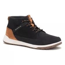 Zapatilla Hombre Con Caña Quest Mid Negro