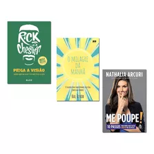 Livro Pega A Visão + Me Poupe + O Milagre Da Manhã