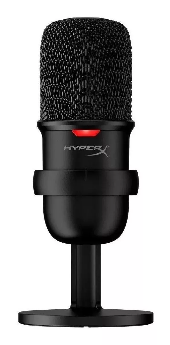 Microfone Hyperx Solocast Condensador  Cardióide Preto