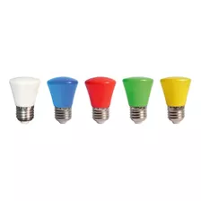 Pack X 10 Lampara Led Cono Guirnalda Color De La Luz Mix