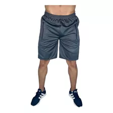 Shorts Chimpa Masculino Esporte Bolso Com Zíper Preto Promo