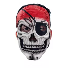 Mascara Caveira Pirata Latex C/ Elastico Monstro Halloween