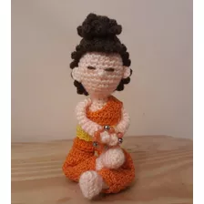 Amigurumi Muñeco De Apego Buda Hindu Hecho A Mano