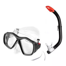 Mergulho Kit Com Máscara E Snorkel Atrio Profissional Es366
