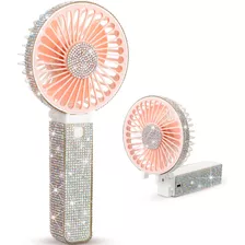Mudder Crystal Bling - Mini Ventilador De Mano Con Diamante