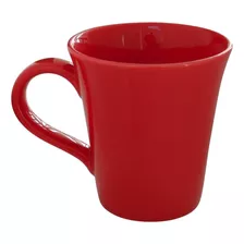 Taza Jarro Mugg Cerámica Oxford Tulipa Color Pettish Online Color Rojo