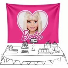 Fondo De Tela Barbie Decoración Mesa Cumpleaños Candy Bar