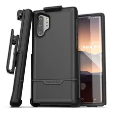 Funda Con Clip Para Galaxy Note 10 Plus Uso Rudo Protector