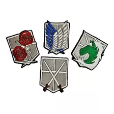 Parche Attack On Titan Insignias Escudos Divisiones Emblemas