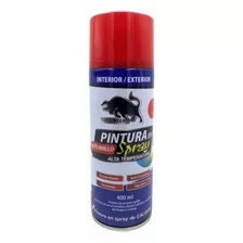 Pintura Spray Alta Temperatura 400ml Color Rojo