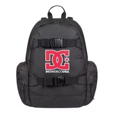 Mochila Lock Clocker Dc Shoes Color Negro Diseño De La Tela Negra