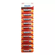 Pilas Philips Alkaline Aa Pack 10 Pcs Mlab