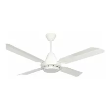 Ventilador De Techo Anca Metal Blanco C/luz Led 12w Vt100p