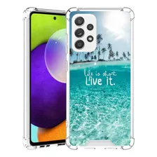 Funda Diseno Mar Frase Tpu Para Samsung Galaxy A52