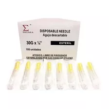 Aguja Descartable 30g X 1/6 Para Mesoterapia Facial