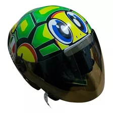 Capacete Liberty New 3 Personalizado Tartaruga Vr C/fumê