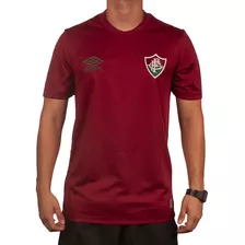 Camisa Fluminense Masculina Umbro Basic 2 Original Bordô 