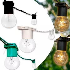 Aljatec Festão Gambiarra Fio De Luz Rede De Lampadas Cordão De Luzes Externo Eventos Sacada Jardim Bohochic