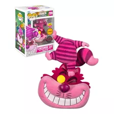 Funko Pop! Cheshire Cat #1199 Chase Glow Flocked Caja Dañada