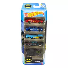 Pacote Com 5 Carros 1:64 Hot Wheels The Batman 1806 - Mattel