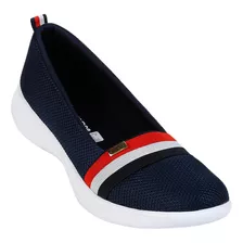 Tenis Casual Mujer Azul Textil Stfashion 12303905