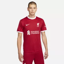 Camiseta Para Hombre Liverpool Fc Local 2023/24 Stadium Rojo