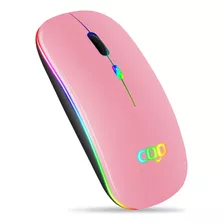 Mouse Inalambrico Slim Coo Bluetooth Pink