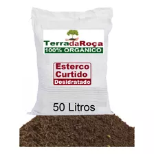 Esterco Bovino Curtido Desidratado Adubo Organico 50 Litros