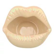 Liabi Cuenco Decorativo De Labios De Ceramica Para Lapiz Lab