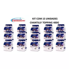 Topping Chantilly 400g Selecta Duas Rodas Fardo 15 Unidades