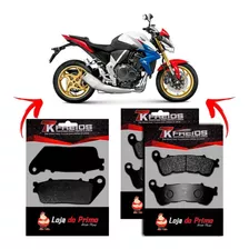 Kit Pastilha Freio Tkm Honda Cb 1000r Com Abs 2009 A 2014