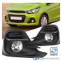 Fit 16-18 Chevy Spark Clear Lens Front Fog Lights Bumper Ttx