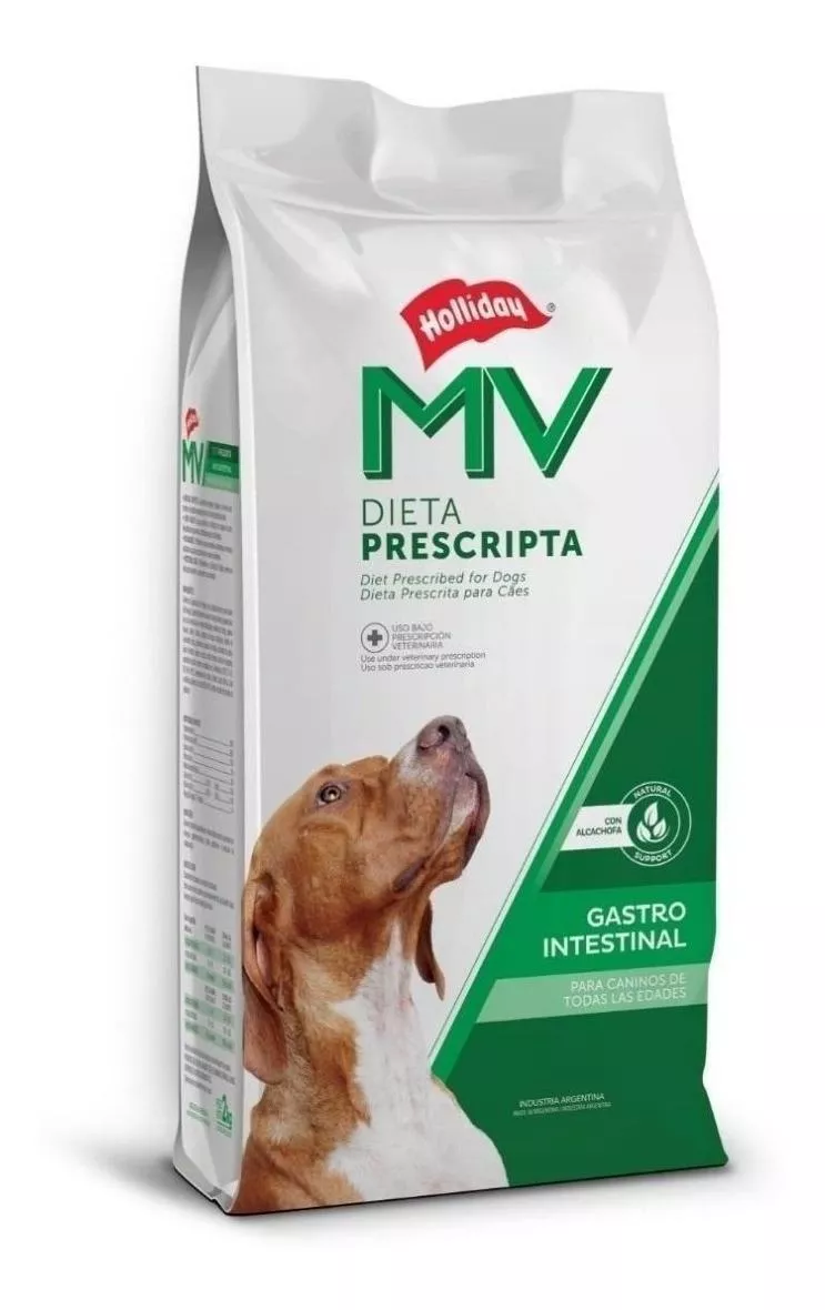 Alimento Mv Dieta Prescripta Gastrointestinal Para Perro Todos Los Tamaños Sabor Mix En Bolsa De 10 kg