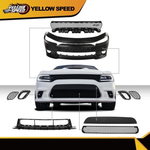 Fit For 2015-2022 Dodge Charger Srt Style Front Bumper C Ccb Foto 3