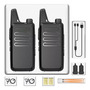 2 Radios Walkie Talkie Usb Recargable 16 Canale Mini 5km