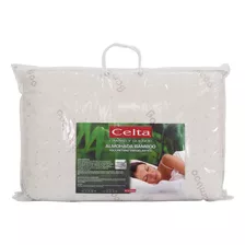 Almohada Viscoelastica Bamboo Pack 60 X 40 Cm Color Blanco