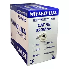 Cable Utp Cat-5e 24awg X Caja (305m) 23-cat5e Miyako