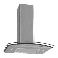 Exaustor Cozinha 60cm Coifa Kromanox Vidro Curvo Inox 220v