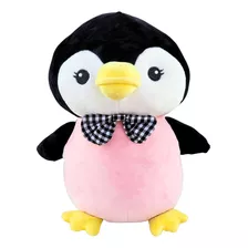 Pinguim De Pelúcia 30cm Antialérgico Fofinho Plush