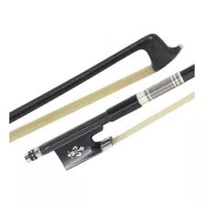 Arco Profissional Fibra De Carbono Violino 4/4 Ébano Premium